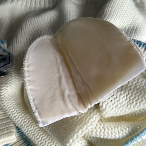 🌻4/$20 Vintage Pattern Knit Button Up Cardigan By Impulse Made In Taiwan Medium - Picture 12 of 16